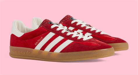 gucci gazelle sneakers red|adidas x Gucci gg monogram.